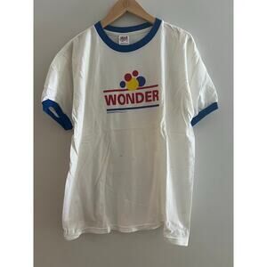 Vintage Wonder Bread Cotton Ringer T-Shirt Men’s Size Large